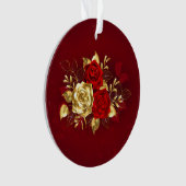 Drie sieradenrozen ornament (voorkant)