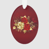 Drie Sieradenrozen Ornament (achterkant)