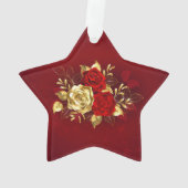 Drie Sieradenrozen Ornament (achterkant)