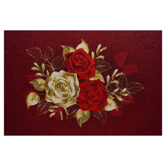 Drie sieradenrozen stof (Yard (91,4 cm))