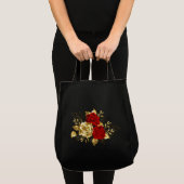 Drie sieradenrozen tote bag (Voorkant (product))