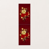 Drie Sieradenrozen Visitekaartje (Buitenkant ongevouwen)