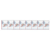 Drie Skiënde Eenden Kersttafel Runner Medium Tafelloper (Horizontaal)