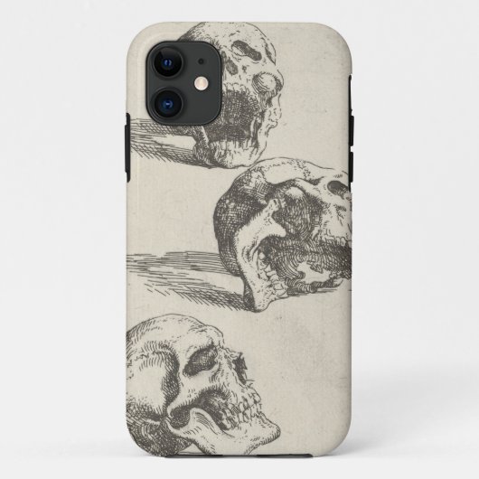 Drie Skulls Case-Mate iPhone Case (Achterkant)