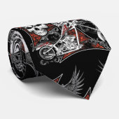 Drie Skulls Stropdas (Opgerold)