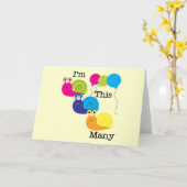 Drie slakken Ik ben zo veel Tshirts en geschenken Kaart (Gele Bloem)