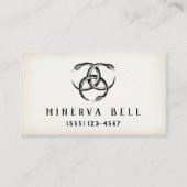 Drie Slangen Halloween Visitekaartje (Voorkant)