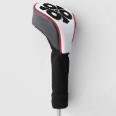 Drie slangogen met zwaarden golfheadcover (Schuin)