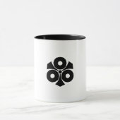 Drie slangogen met zwaarden koffiemok mok (Midden)