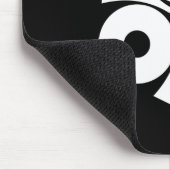 Drie slangogen met zwaarden muismat (Hoek)