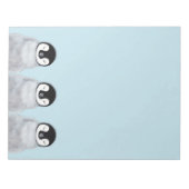 Drie slapende Baby pinguïnen Notitieblok (Voorkant)