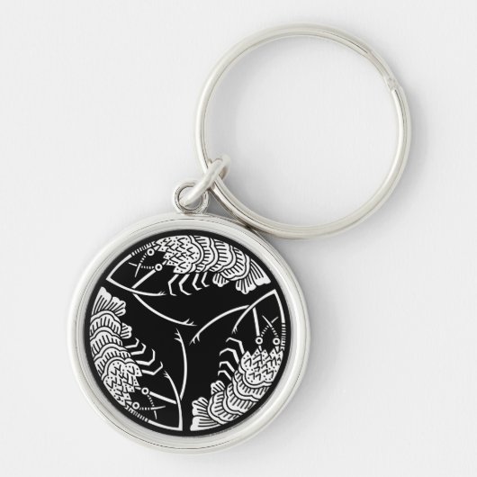 Drie Sleutelhangers met kop tot staart (Voorkant)