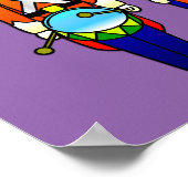 Drie Smart Speelgoed Soldaten op de parade Poster (Hoek)