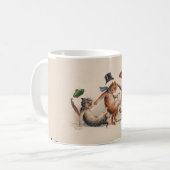 Drie smeltkatten van Louis Wain; Funny Animal Mok (Voorkant links)