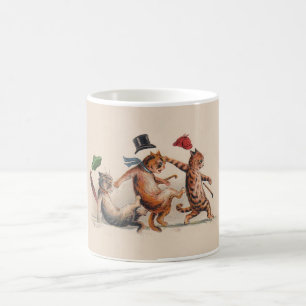 Drie smeltkatten van Louis Wain; Funny Animal Mok