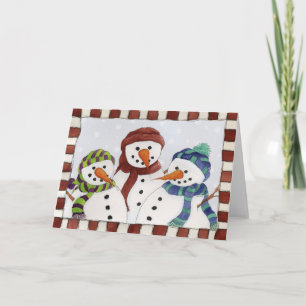 Drie Sneeuwmannen Kaart