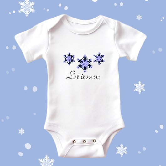 Drie sneeuwvlokken romper