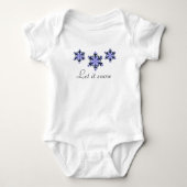 Drie sneeuwvlokken romper (Voorkant)