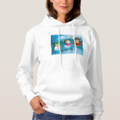 Drie Snowman Womens Hoodie (Voorkant)
