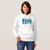 Drie Snowman Womens Hoodie (Voorkant volledig)