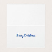 Drie Snowmen-kerstKaart Kaart (Binnenkant ongevouwen)