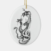 Drie soorten Hydra-ontwerp Keramisch Ornament (Rechts)