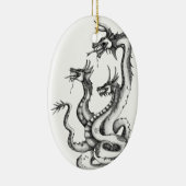 Drie soorten Hydra-ontwerp Keramisch Ornament (Rechts)