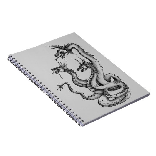 Drie soorten Hydra-ontwerp Notitieboek (Rechterzijde)