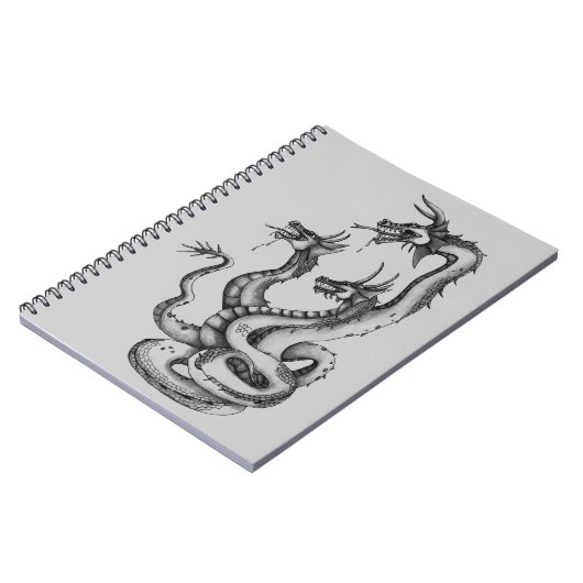 Drie soorten Hydra-ontwerp Notitieboek (Linkerzijde)