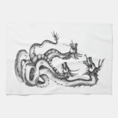 Drie soorten Hydra-ontwerp Theedoek (Horizontaal)