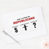 Drie soorten Republikeinen Stickers (Envelop)