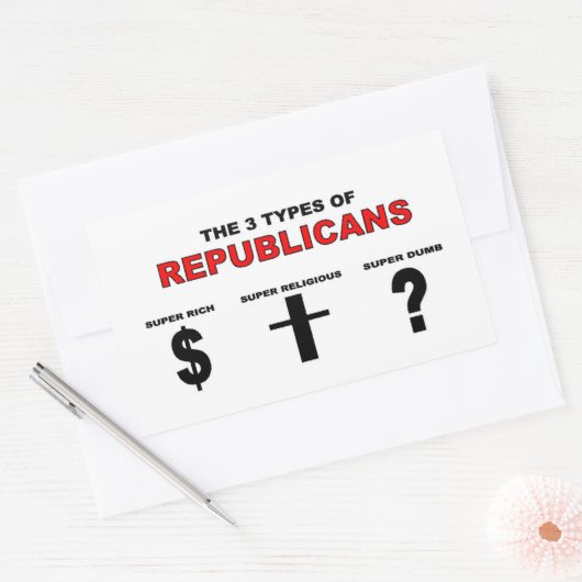 Drie soorten Republikeinen Stickers (Envelop)