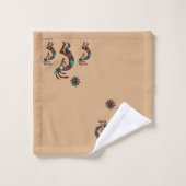 Drie Southwest Kokopelli Bath-handdoekset Bad Handdoek (Wasdoekje)