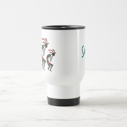 Drie Southwest Kokopelli Travel Mug Reisbeker (Center)