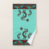 Drie Southwest KokopelliTowel Bad Handdoek (Handdoek)