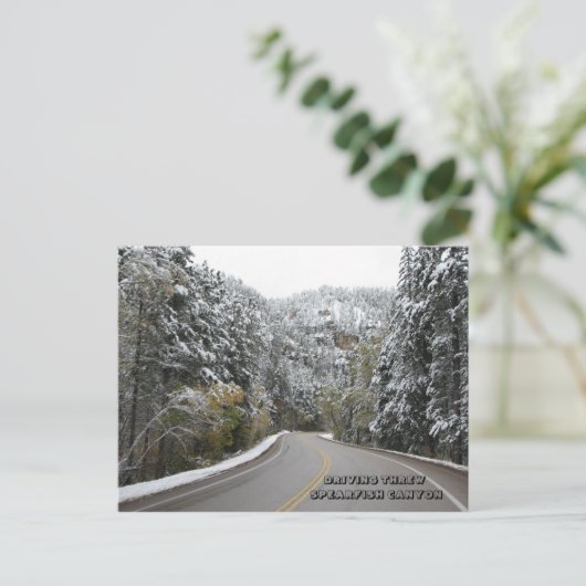 DRIE SPEARFISH CANYON - Gepersonaliseerd Briefkaart (Staand voorkant)