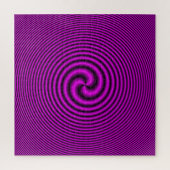 Drie spiraaltjes in vioolroze legpuzzel (Verticaal)