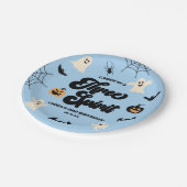 Drie Spirit Blue Halloween 3e verjaardagsfeest Papieren Bordje (Gekanteld)
