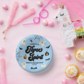 Drie Spirit Blue Halloween 3e verjaardagsfeest Papieren Kommen (Feest)