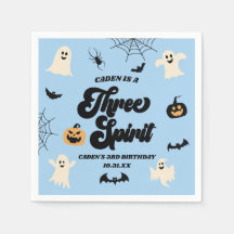 Drie Spirit Blue Halloween 3e verjaardagsfeest