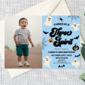 Drie Spirit Halloween Afbeelding 3e verjaardagsfee Kaart