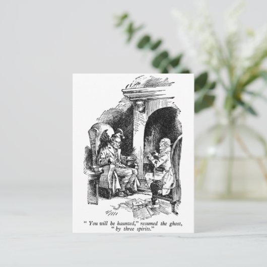 Drie Spirits (met tekst) Briefkaart (Staand voorkant)