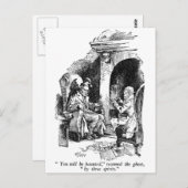 Drie Spirits (met tekst) Briefkaart (Voorkant / Achterkant)