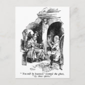 Drie Spirits (met tekst) Briefkaart (Voorkant)