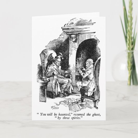 Drie Spirits (met tekst) Feestdagen Kaart (Voorkant)