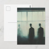 Drie spoken in het raam briefkaart (Voorkant / Achterkant)