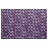 Drie Spotten Patroon van Giraffes op Paars Stof (Yard (91,4 cm))