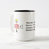 Drie Springs Mental Asylum Tweekleurige Koffiemok (Voorkant links)