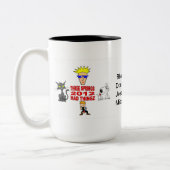 Drie Springs Mental Asylum Tweekleurige Koffiemok (Links)