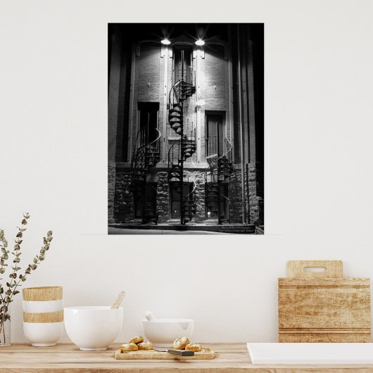 Drie stappen poster (Keuken)